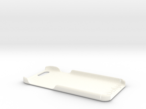 Cover for iPhone 6 (embossed logo and text) in White Processed Versatile Plastic