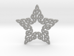 0511 Celtic Knotting - Star Grid [5] in Aluminum