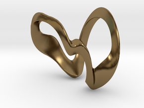 MG Ring - One Size in Polished Bronze