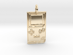 Game Boy 1989 Pendant in 14K Yellow Gold