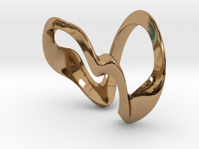 MG Ring - One Size in Polished Brass