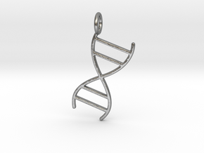 DNA No.1 Pendant and Keychain in Natural Silver