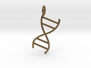 DNA No.1 Pendant and Keychain in Natural Bronze