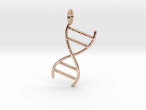 DNA No.1 Pendant and Keychain in 14k Rose Gold