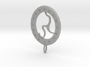 Rune Medallion in Aluminum