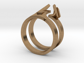 victory ring us size 8  in Natural Brass