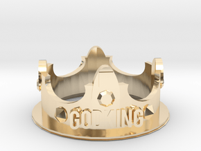 GodKING Crown - Pendant in 14K Yellow Gold