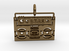 Radio Pendant in Natural Bronze