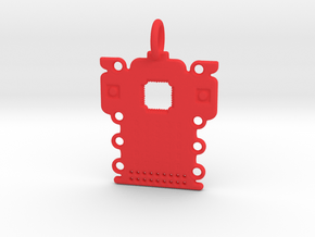 Electronics Pendant in Red Processed Versatile Plastic