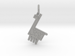 Llama Pendant in Aluminum