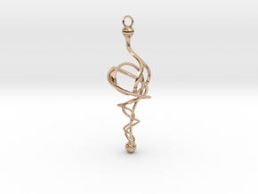 N. 11 in 14k Rose Gold Plated Brass