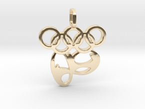 Rio 2016 Olympic Games in 14K Yellow Gold