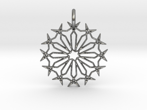 Star No.2 Pendant in Natural Silver