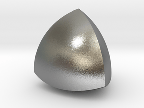 Meissner tetrahedron - Type 1 in Natural Silver