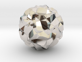 Stellated Pentagonal Hexecontahedron in Platinum