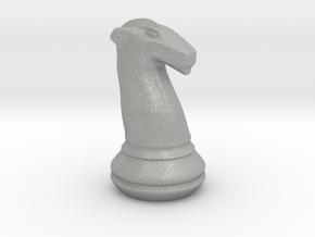 Chess Set Knight in Aluminum