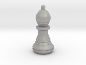 Chess Set Bishop in Aluminum