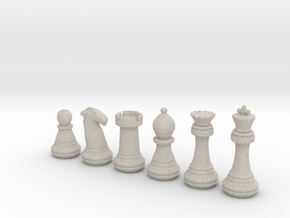 Chess Set   in Natural Sandstone