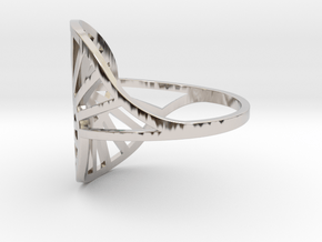 Nautilus Ring Size 9 in Platinum