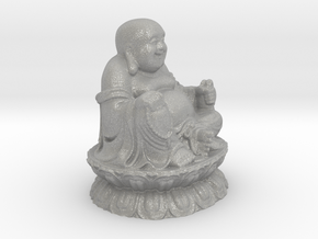 Buddha Sculpture in Aluminum