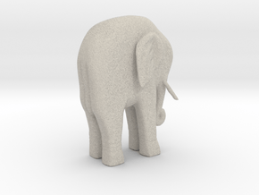 Elephant Statue in Natural Sandstone