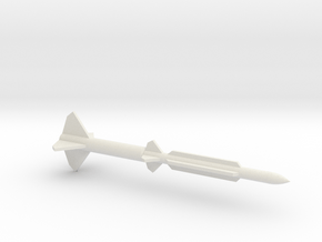 1/72 Scale Terrier BT Missile in White Natural Versatile Plastic