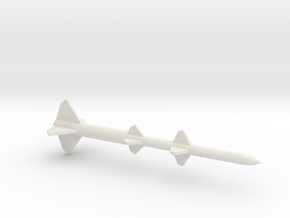 1/144 Scale Terrier BW Missile in White Natural Versatile Plastic