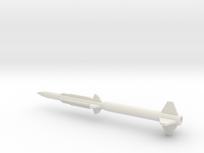 1/72 Scale SM 1 ER Missile in White Natural Versatile Plastic