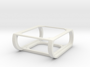 1/10 scale seat mounting bracket (jeep style) in White Natural Versatile Plastic