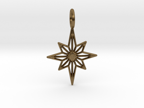 Star No.3 Pendant in Natural Bronze