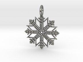 Pendant No.7 in Natural Silver