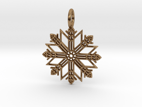 Pendant No.7 in Natural Brass