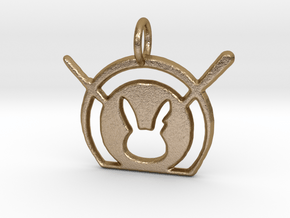 Bunny Nerf 2 in Polished Gold Steel