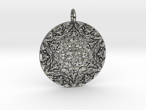 Malik Pendant in Polished Silver