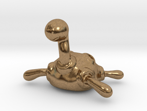 Shuckle in Natural Brass
