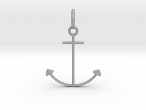 Anchor Pendant in Aluminum