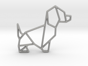 Origami Dog No.2 in Aluminum