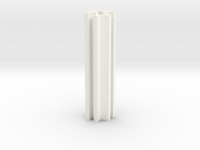 Set-1 Wall Connector - Inside Corner in White Processed Versatile Plastic