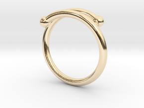 Spiral Mid Finger in 14K Yellow Gold