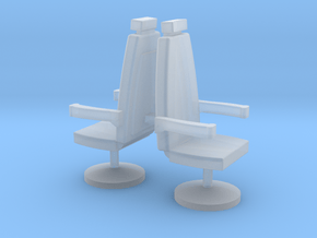 Set-1 Sci-Fi Console Chair-02 in Tan Fine Detail Plastic