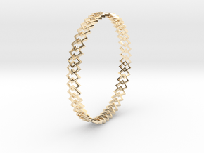 Square Bracelet in 14K Yellow Gold