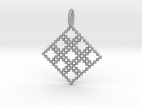 Pendant Square No.4 in Aluminum