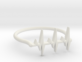 Vital ring in White Natural Versatile Plastic