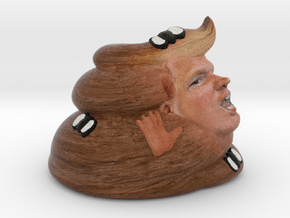 New Turd Trump Large in Full Color Sandstone