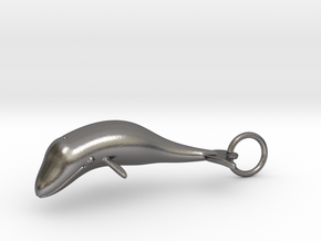 Whale in Polished Nickel Steel