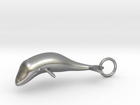Whale in Natural Silver