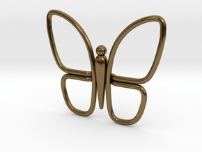 Eternal Butterfly 1 in Polished Bronze