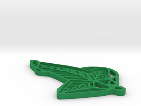 Lorien Leaf in Green Processed Versatile Plastic