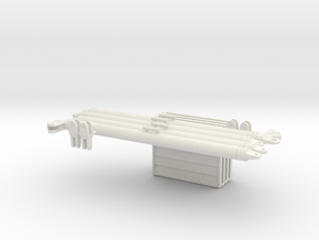 1:18 4 X IFF 2 X DRAWBAR  in White Natural Versatile Plastic