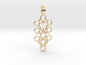 TREE OF LIFE in 14k Gold Plated Brass